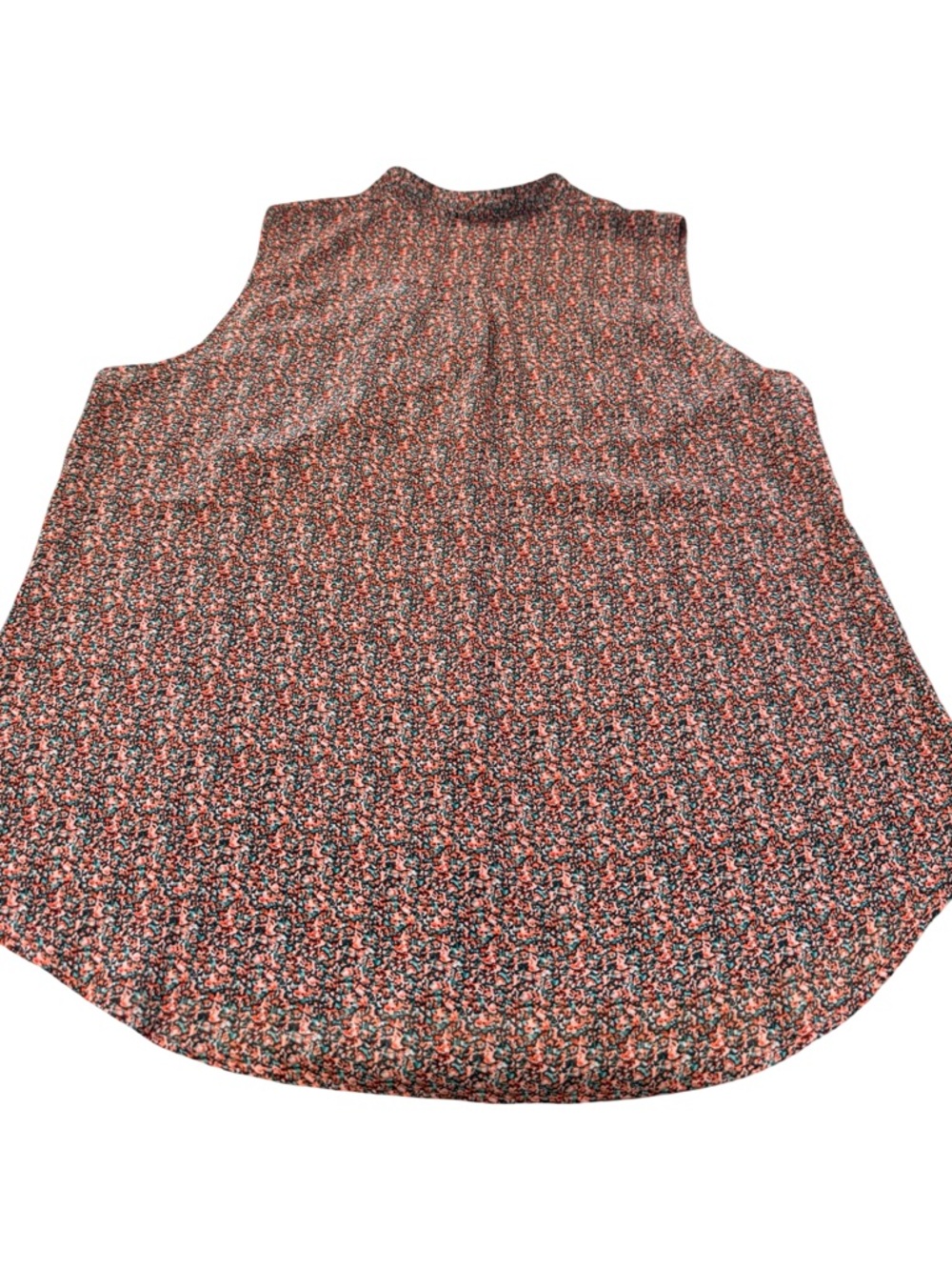 Cabi Floral Sleeveless Blouse Ruffle Detail Lightweight Boho Top size Large - Picture 4 of 8